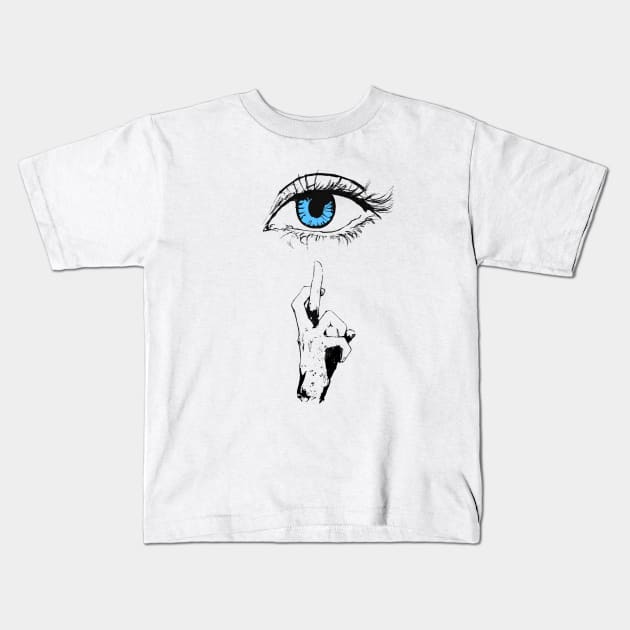 Six Eye Gojo Satoru Kids T-Shirt by Violenz